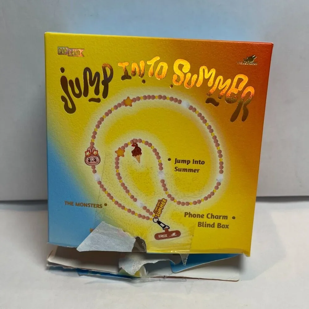 POP MART Popland Jump Into Summer Series Phone Charm/Lanyard - Enjoy Summer